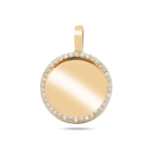 Circle Diamond Memory Pendant